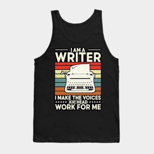 I'm A Writer I Make The Voices In My Head Author Tank Top